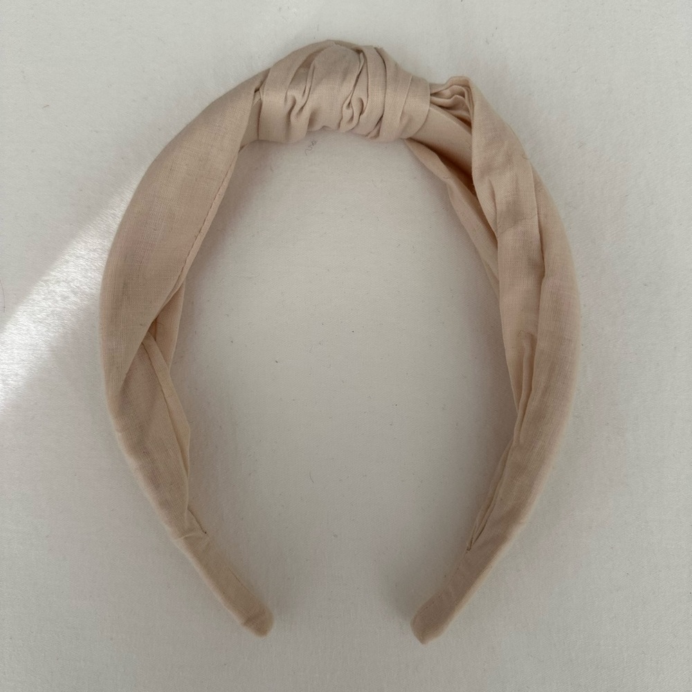 J. Crew Soft Beige Headband - Picture 2 of 5